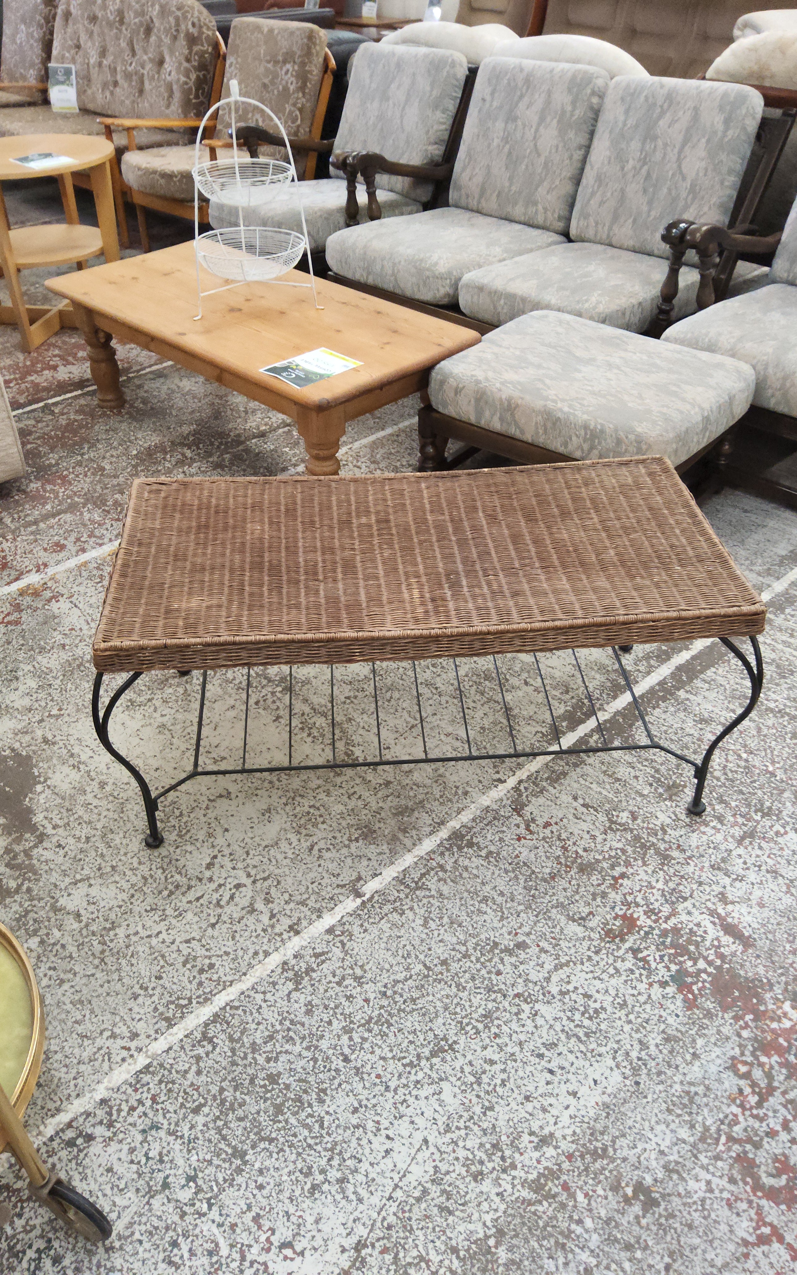 Wicker Coffee Table
